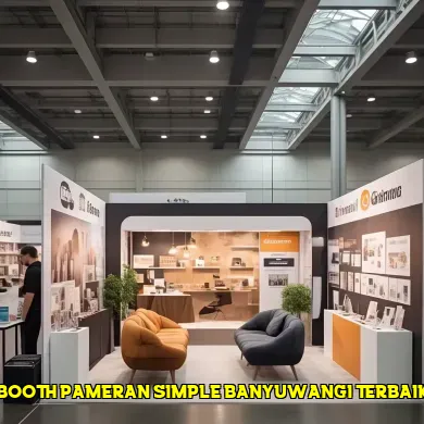 booth pameran simple banyuwangi terbaik